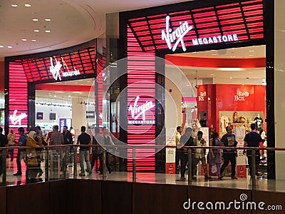 Dubai Mall in Dubai, UAE Editorial Stock Photo