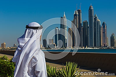 Dubai Marina. UAE Stock Photo