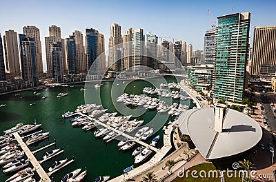 Dubai Marina Stock Photo