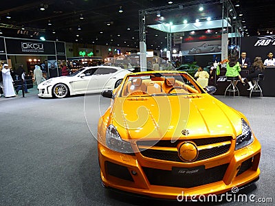 Dubai Motorshow 2009 Luxury Cars Editorial Stock Photo
