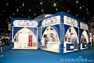 Dubai Peace Convention 2012 - Dubai Police Stall Editorial Stock Photo