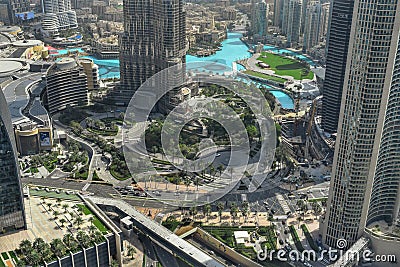 Dubai city view Editorial Stock Photo