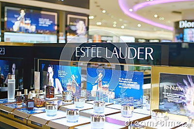 Estee Lauder Editorial Stock Photo