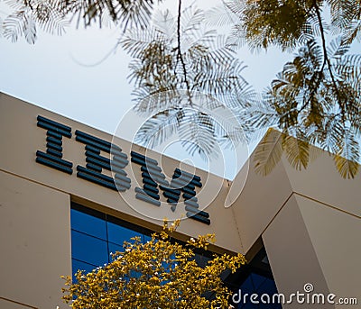 Dubai, UAE- 25062023: IBM office building exterior Editorial Stock Photo