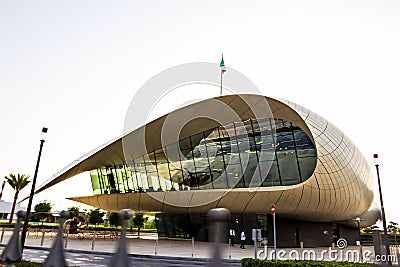 DUBAI, UAE - May 18, 2018: Etihad Museum cultural offering magnificent new building located in Jumeirah, Dubai, UAE Editorial Stock Photo