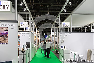 The Big5 exhibition event in Dubai. Editorial Stock Photo