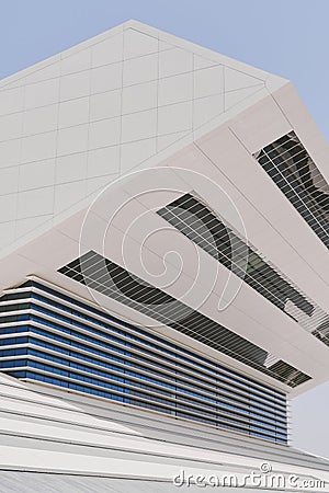 DUBAI, UNITED ARAB EMIRATES - August 20, 2022: Mohammed Bin Rashid Library building Editorial Stock Photo
