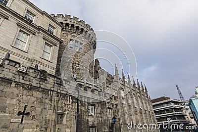 Dublin Castle - Dublin - Ireland Editorial Stock Photo