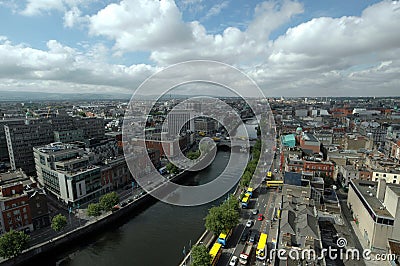Dublin City Ireland Stock Photo