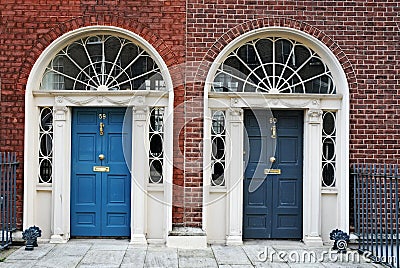 Dublin doors Stock Photo