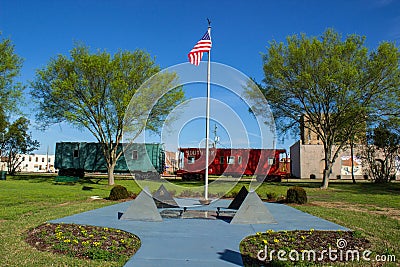 Dublin, Georgia Memorial for fallen officers Editorial Stock Photo