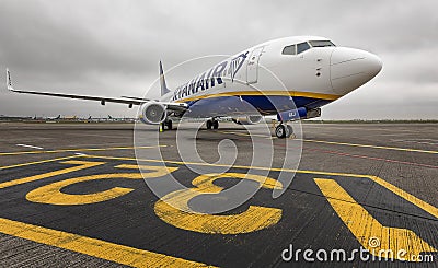 Dublin, Ireland 08.04.2020, Ryanair Dublin Airport Editorial Stock Photo