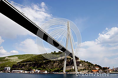 Dubrovnik bridge Stock Photo