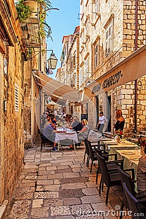 Dubrovnik, Dalmatia, Croatia. Editorial Stock Photo