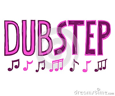 Dubstep music style vector Vector Illustration