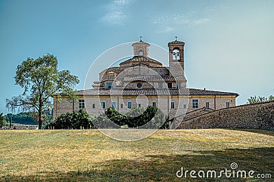 Ducal Convent Church and hunting lodge at Urbania. Stock Photo