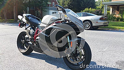 Ducati 848 Editorial Stock Photo