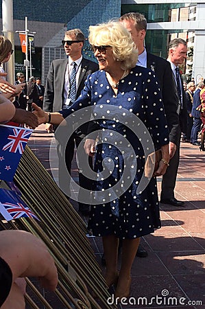 Duchess of Cornwall visit to Auckland New Zealand Editorial Stock Photo