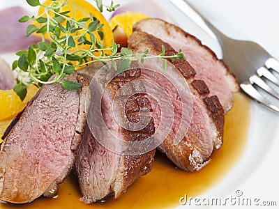 Duck Breast Stock Photo