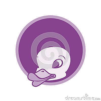 Duck icon design Vector Illustration