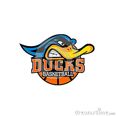Duck logo Vector Art Logo Template and Illustration Stock Photo