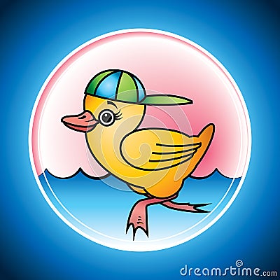 Duckling Vector Illustration