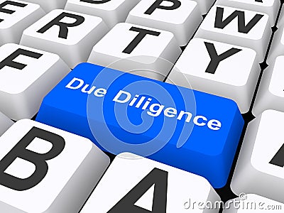 Due diligence Stock Photo