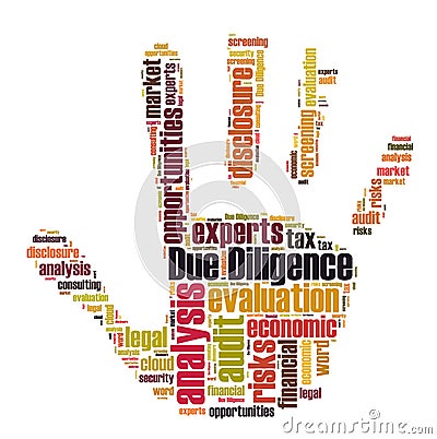 Due Diligence Stock Photo