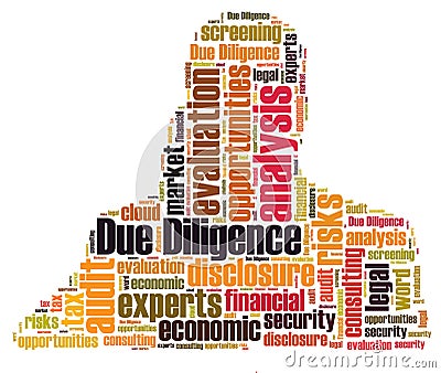 Due Diligence Stock Photo