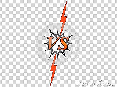 Duel and rivalry background Vector Illustration