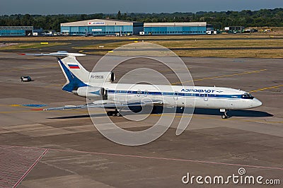 Aeroflot - Russian Airlines Tupolev Tu-154M Editorial Stock Photo