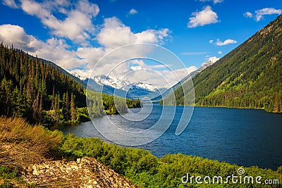 Duffey Lake in British Columbia, Canada Stock Photo