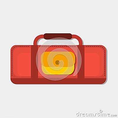 Duffle bag vector illustration Vector Illustration