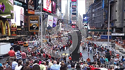 Duffy Square in New York City. Duffy Square, the northern triangle of Times Square in Manhattan, New York City Duffy Square in New York City. Duffy Square, the northern triangle of Times Square in Manhattan, New York City