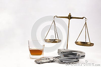 DUI Legal Concept Stock Photo