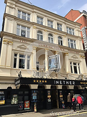 The Duke of York theatre Editorial Stock Photo