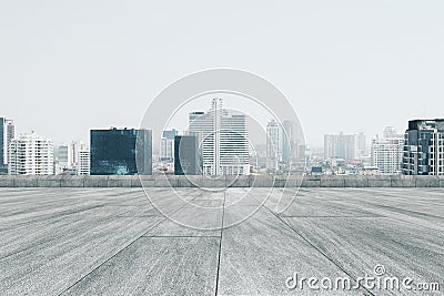 Dull city backdrop Stock Photo