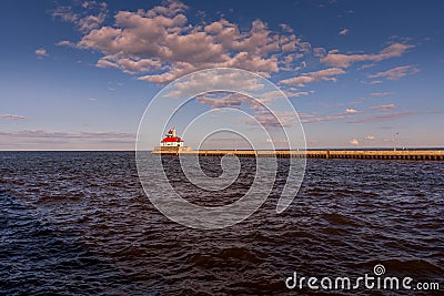 Lighthouse in Duluth, Minnesota Stock Photo