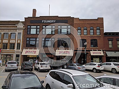 Duluth Trading Co. Store in Downtown Sioux Falls, SD Editorial Stock Photo