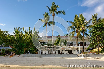 Dumaluan Beach on Panglao Island, Bohol, Philippines Stock Photo