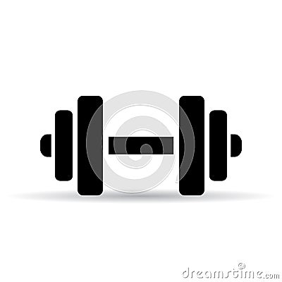 Dumbbell vector pictogram Vector Illustration