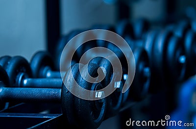 Dumbbells Stock Photo