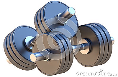 Dumbbells Stock Photo