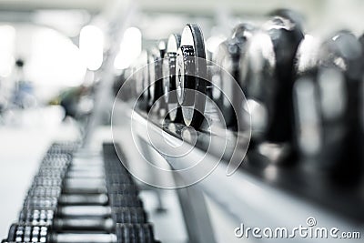 Dumbbells Stock Photo