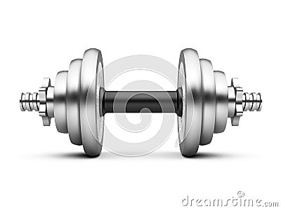 Dumbell weights Stock Photo