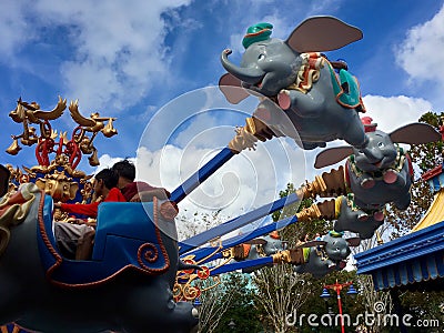 Dumbo the Flying Elephant Editorial Stock Photo