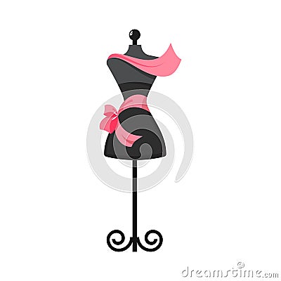 Dummy dress illustration vector Vector Illustration