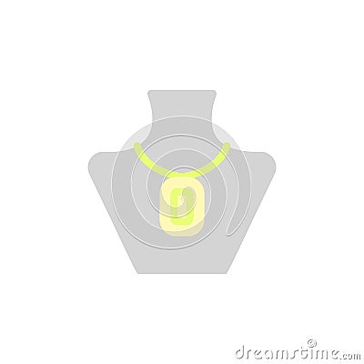 Dummy, necklace icon. Simple color vector elements of shopping center icons for ui and ux, website or mobile application Stock Photo