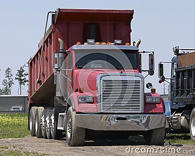 Dump truck Stock Photo