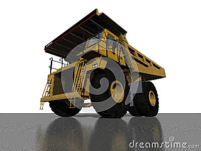 DUMPER TRUCK Stock Photo